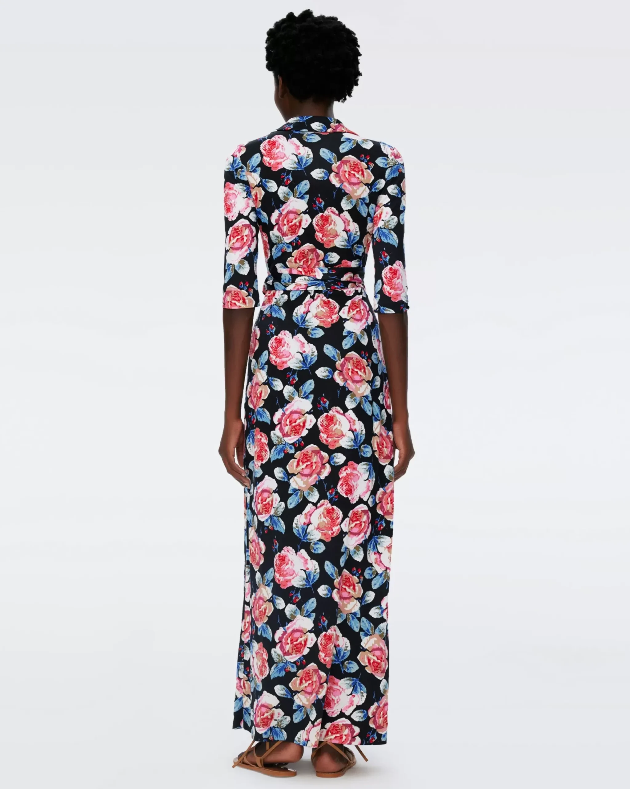 Abigail Silk Jersey Maxi Wrap Dress-dvf Flash Sale