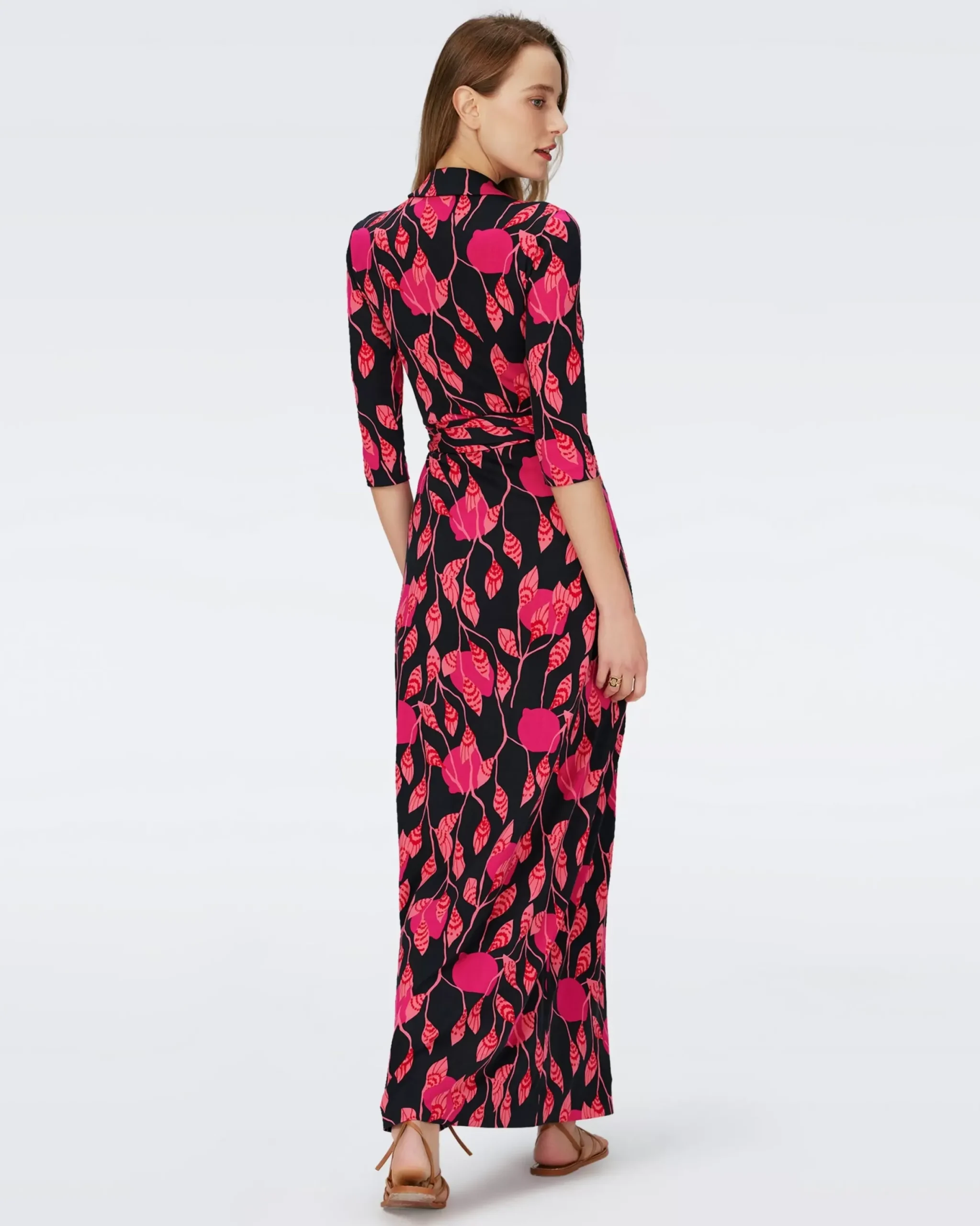 Abigail Silk Jersey Maxi Wrap Dress-dvf Sale