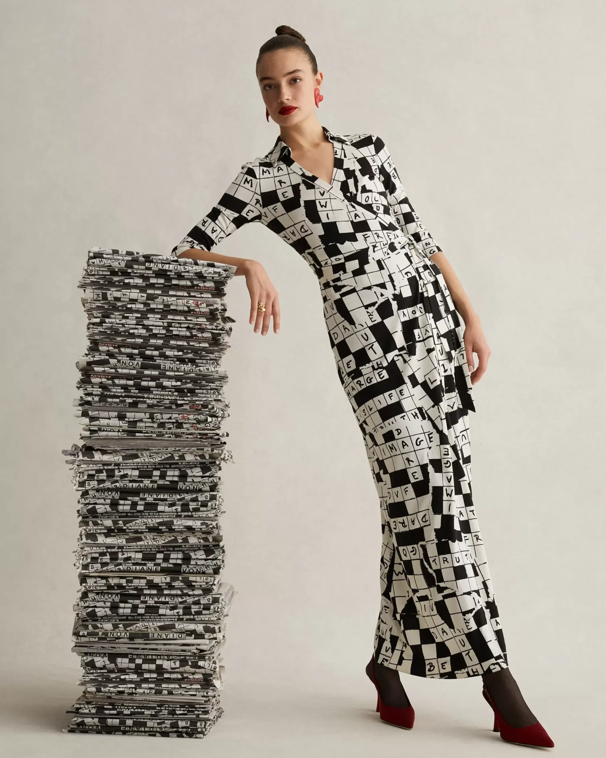Abigail Silk Jersey Maxi Wrap Dress-dvf Clearance