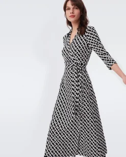 Abigail Silk Jersey Midi Wrap Dress-dvf Hot