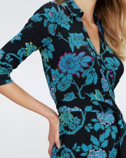 Abigail Silk Jersey Midi Wrap Dress-dvf Best