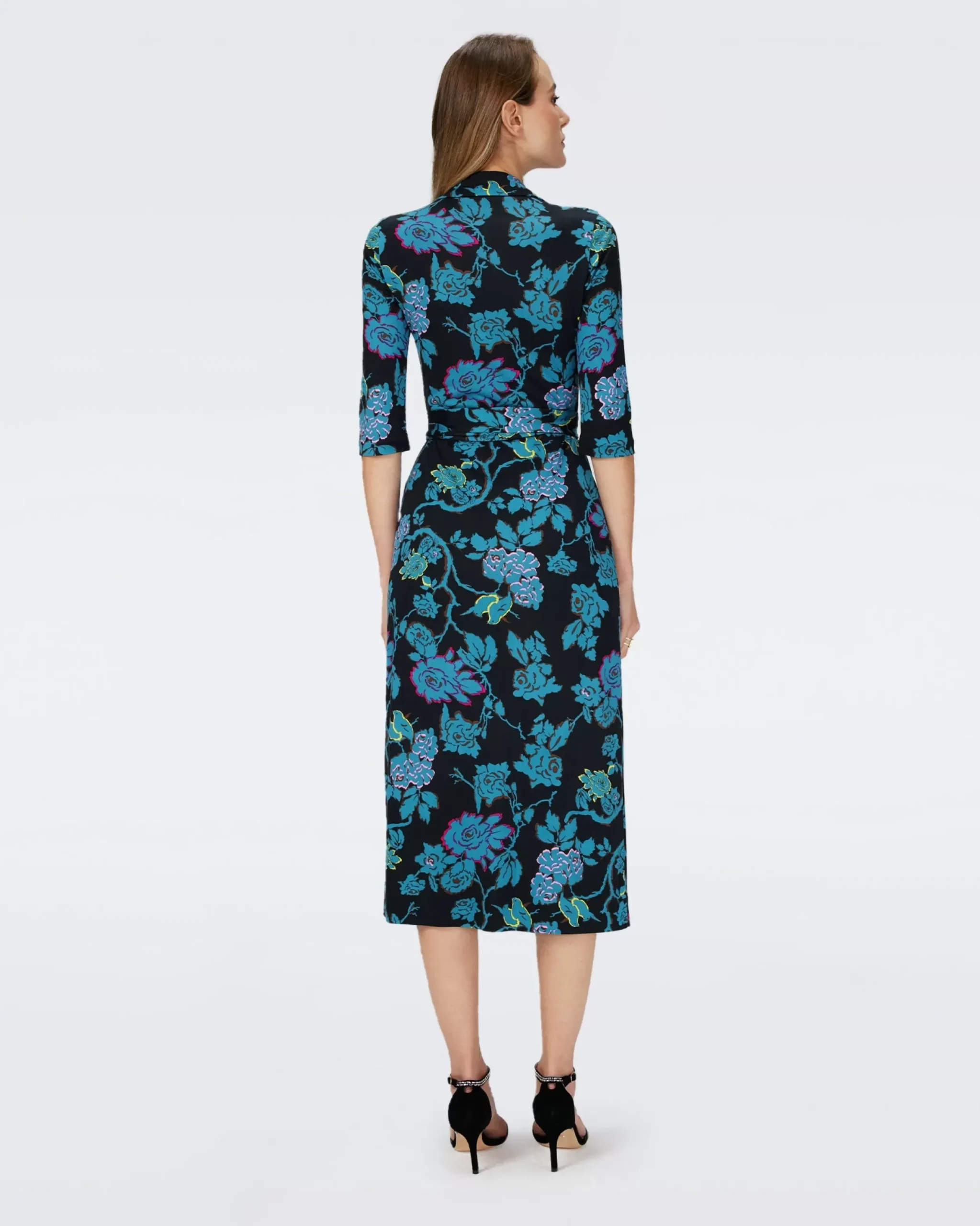 Abigail Silk Jersey Midi Wrap Dress-dvf Best