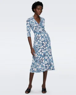 Abigail Silk Jersey Midi Wrap Dress-dvf Outlet
