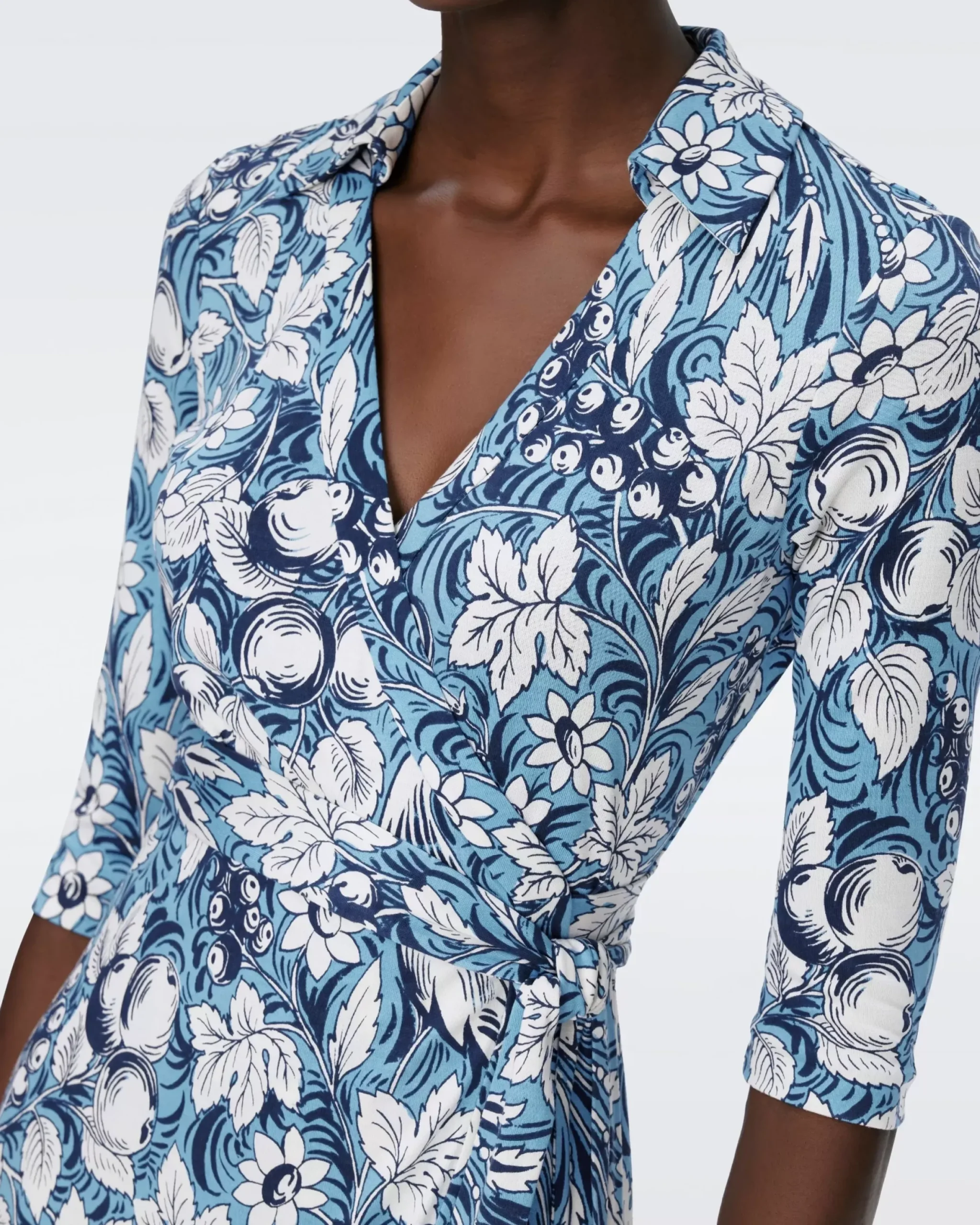 Abigail Silk Jersey Midi Wrap Dress-dvf Outlet