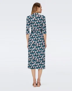 Abigail Silk Jersey Midi Wrap Dress-dvf Outlet