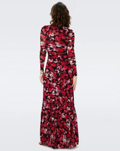Adara Mesh Dress-dvf Best Sale