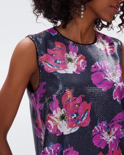Anara Sequin Dress-dvf Clearance