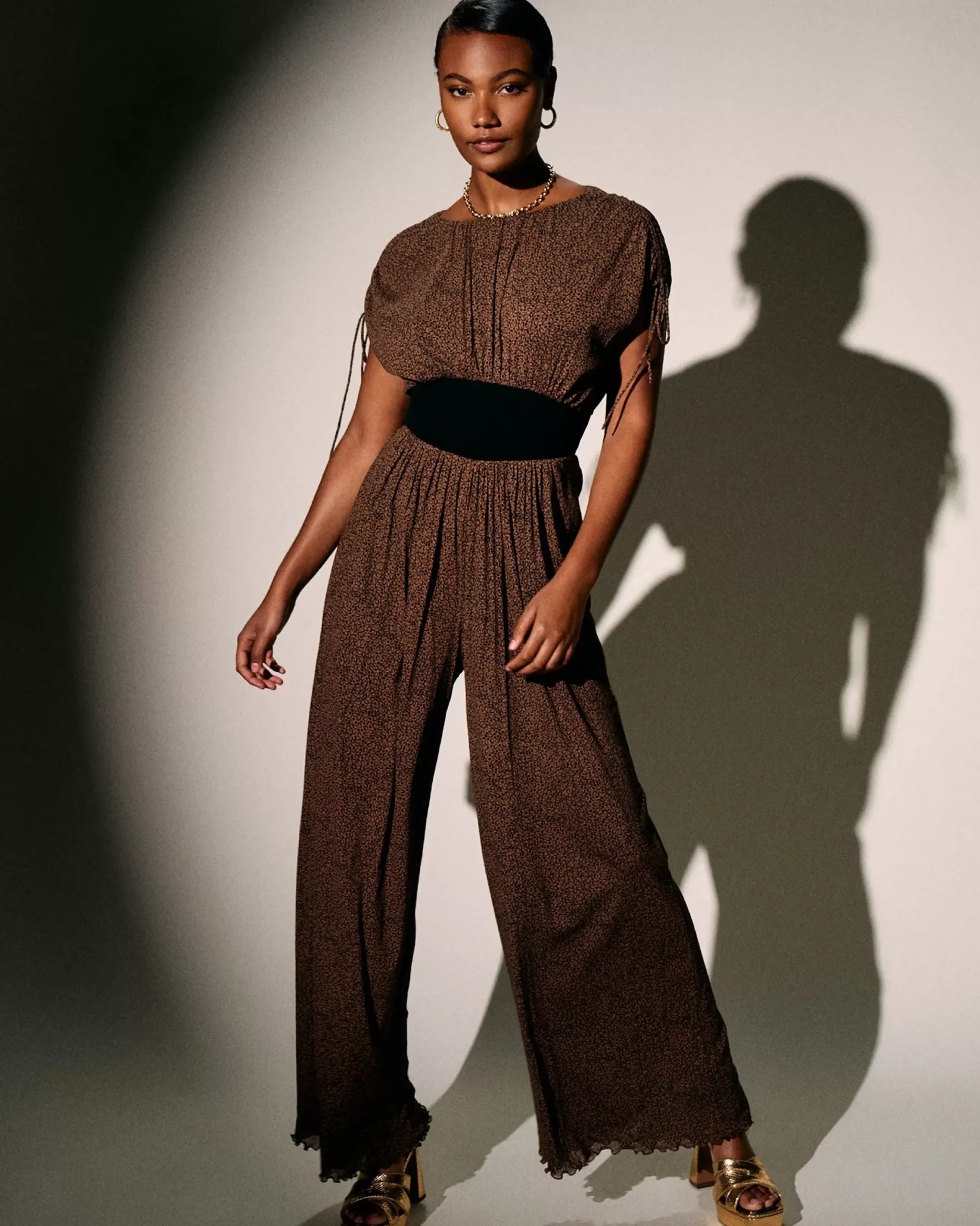 Andra Mesh Jumpsuit-dvf Clearance