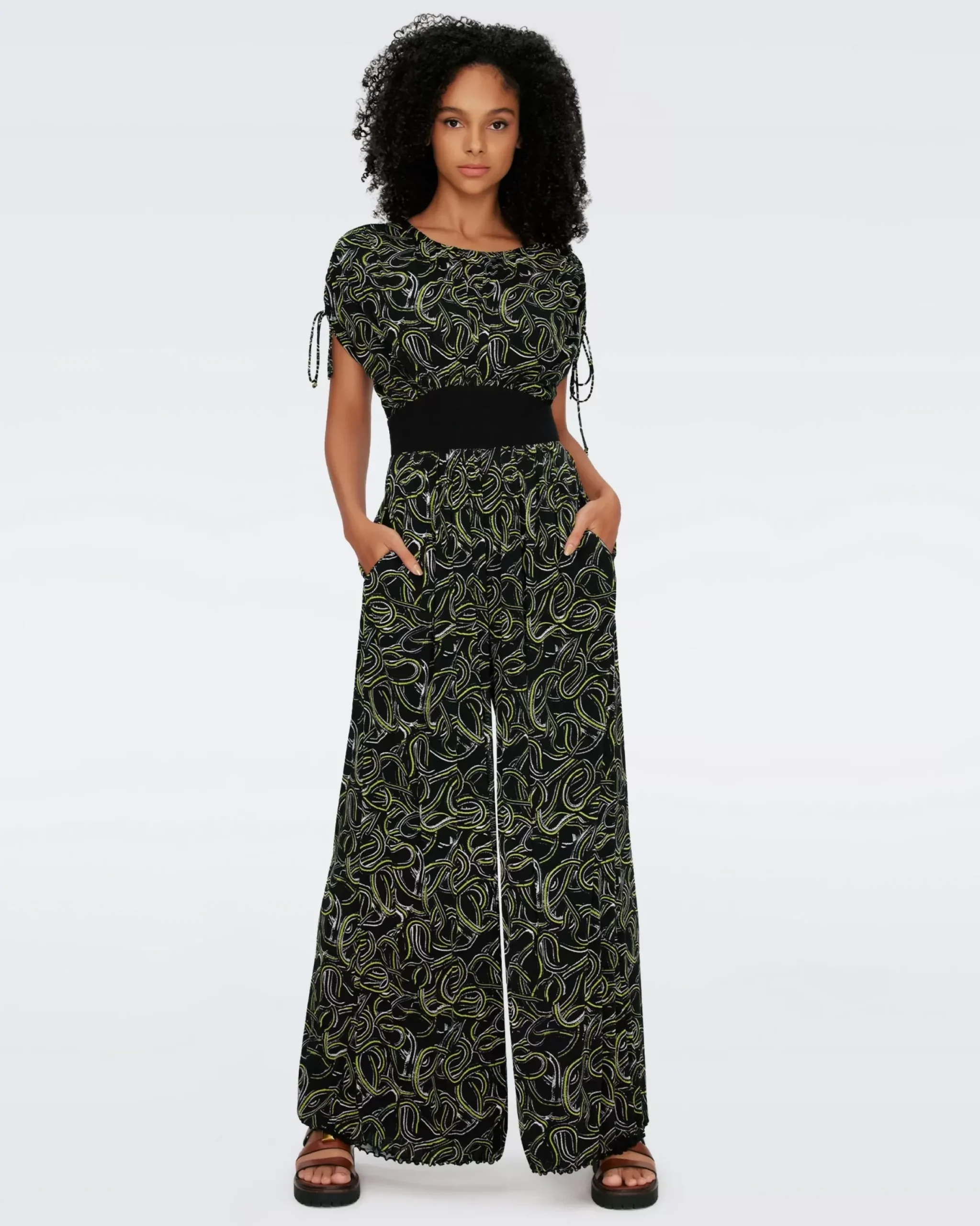 Andra Mesh Jumpsuit-dvf Shop