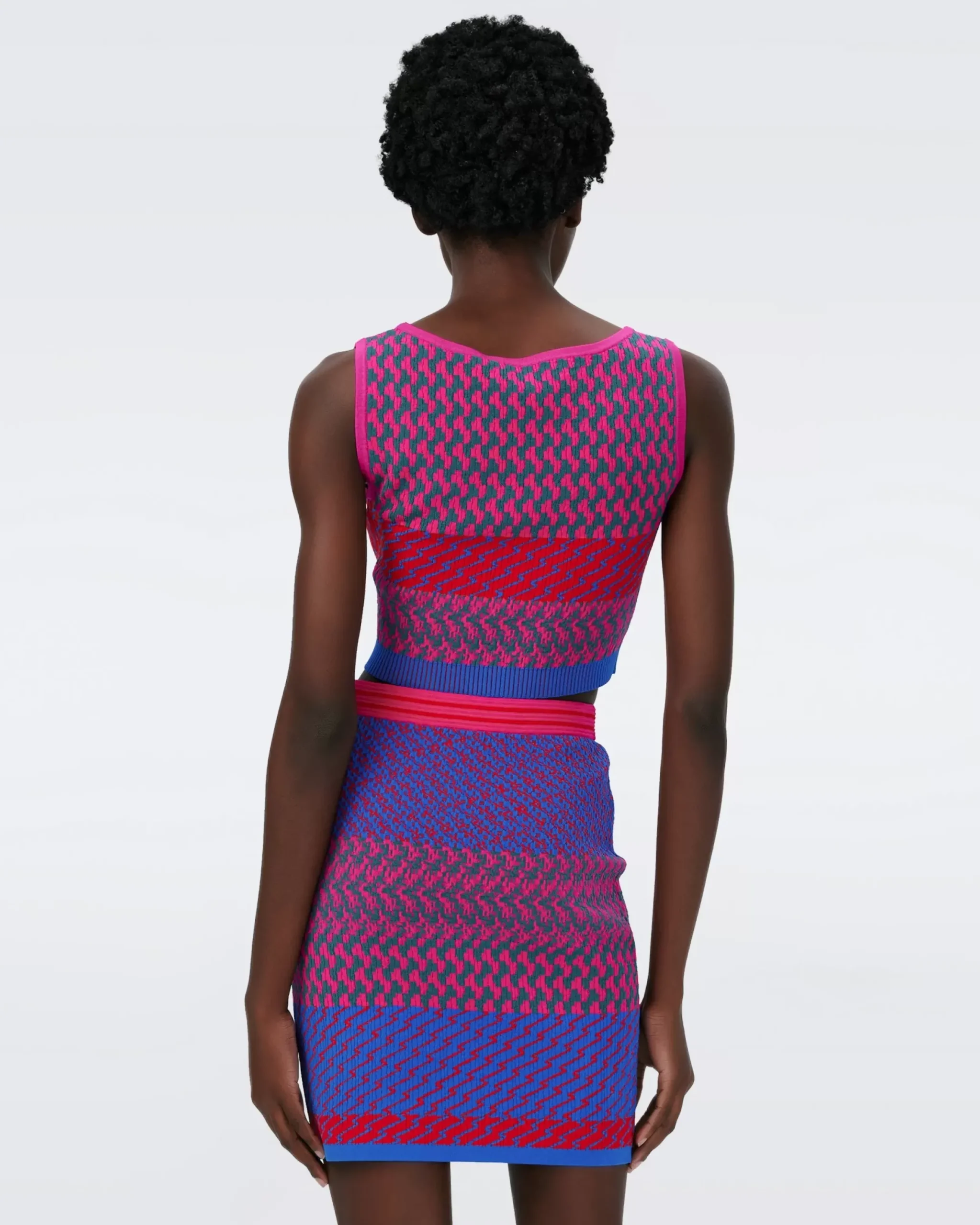 Arpita Knit Jacquard Top-dvf Sale