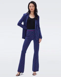 Ashdon Knit Jacquard Pants-dvf Hot