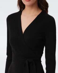 Astrid Wool-Cashmere Wrap Dress-dvf Cheap