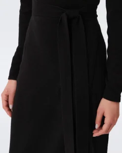 Astrid Wool-Cashmere Wrap Dress-dvf Cheap