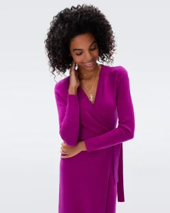 Astrid Wool-Cashmere Wrap Dress-dvf Cheap