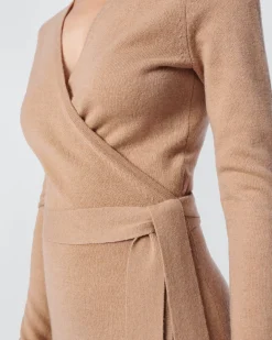 Astrid Wool-Cashmere Wrap Dress-dvf Shop