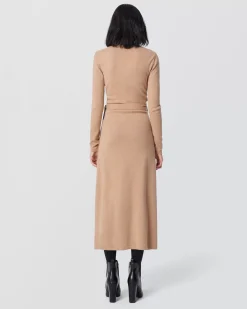 Astrid Wool-Cashmere Wrap Dress-dvf Shop