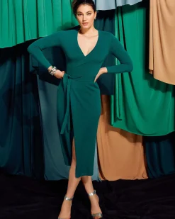 Astrid Wool-Cashmere Wrap Dress-dvf Outlet