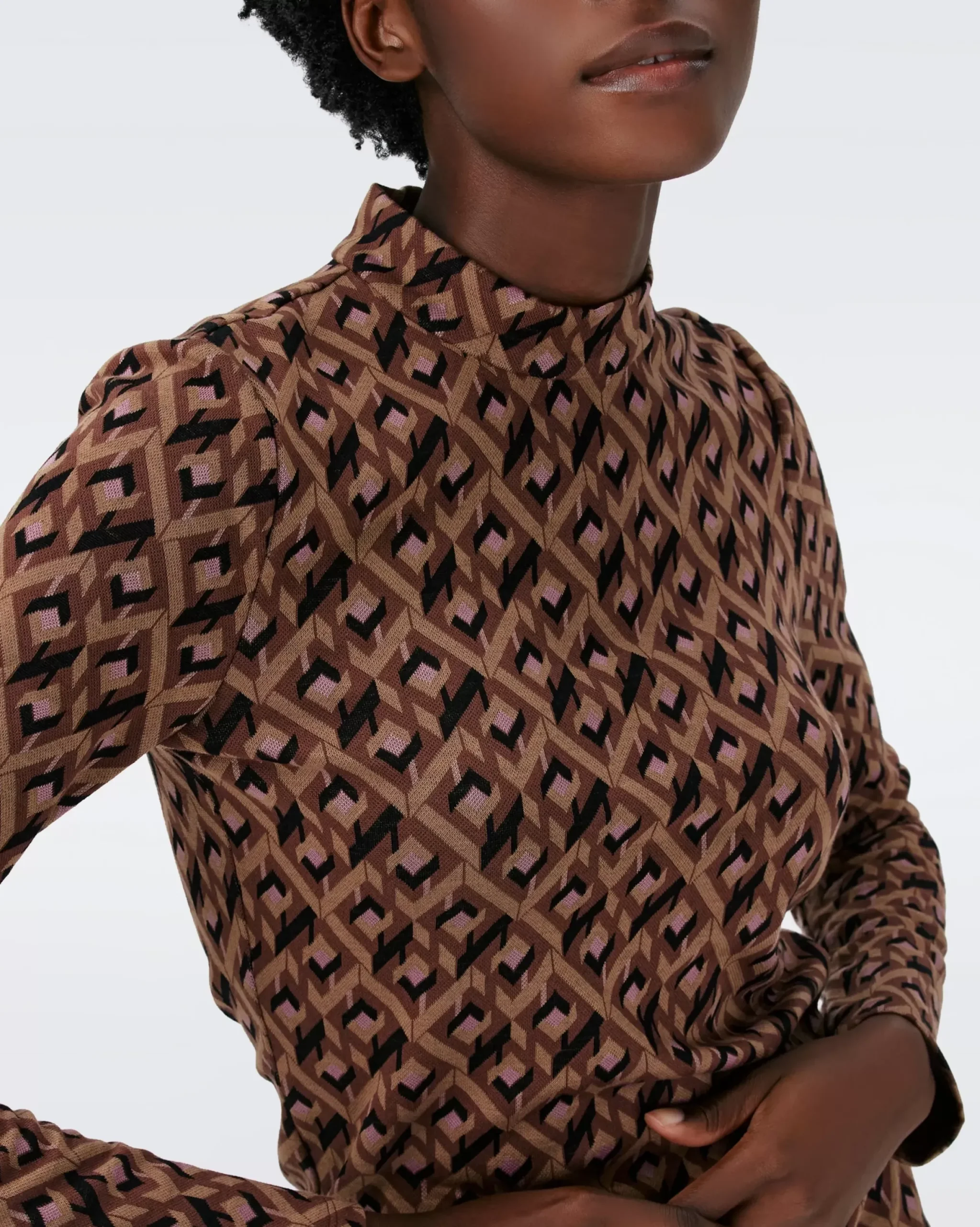 Birdie Jacquard Top-dvf Clearance