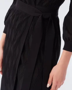 Brenna Knit Wrap Dress-dvf Cheap