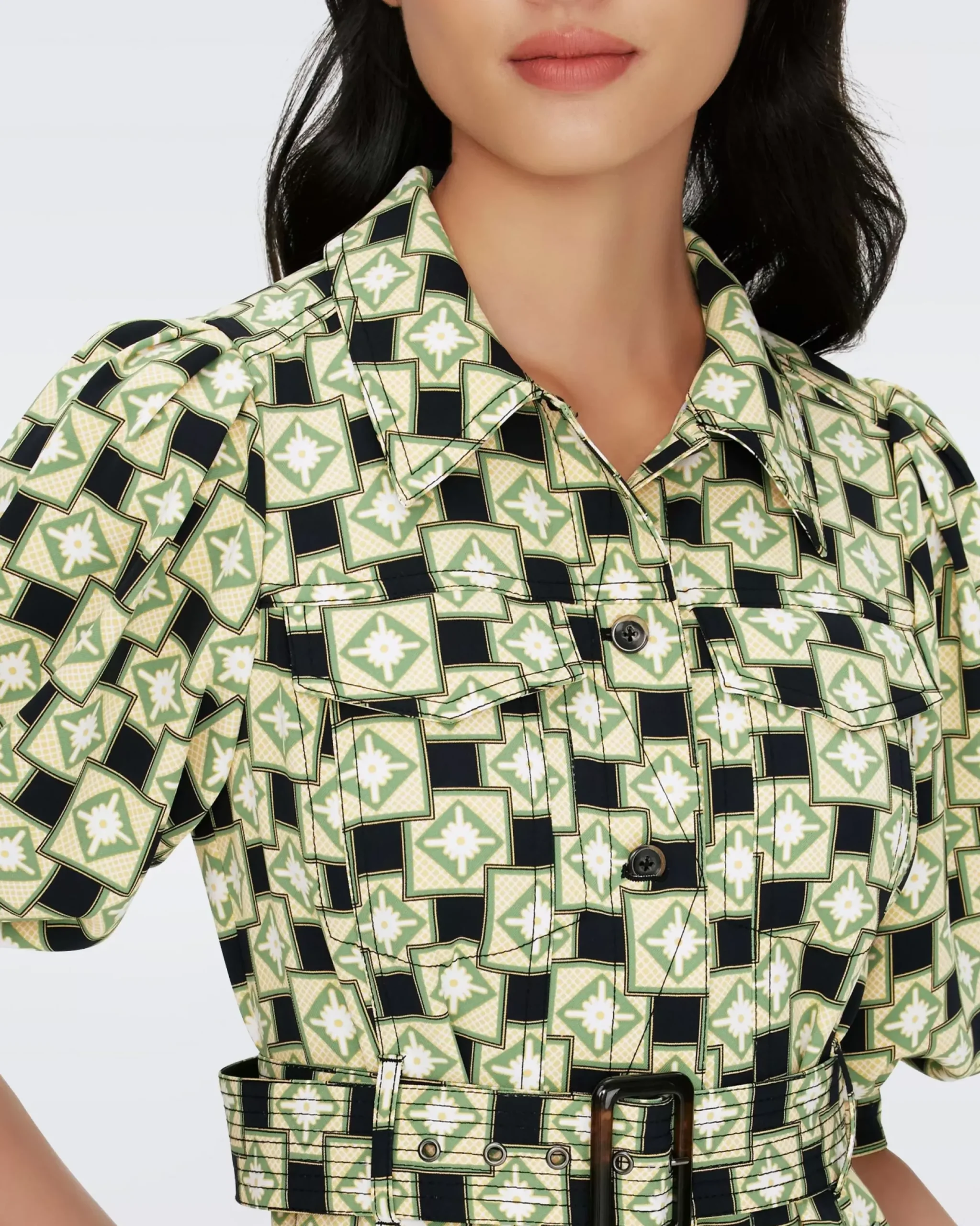 Britney Belted Dress-dvf Clearance