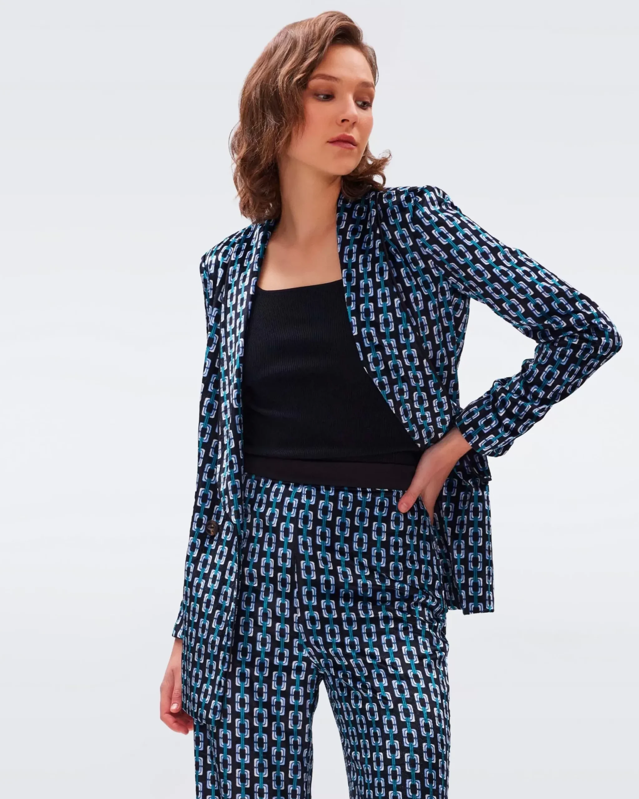 Chiana Velvet Jacket-dvf Fashion