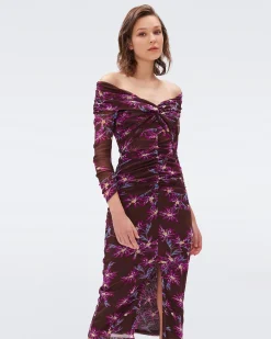 Clementine Mesh Dress-dvf New