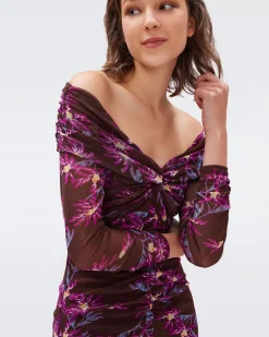 Clementine Mesh Dress-dvf New