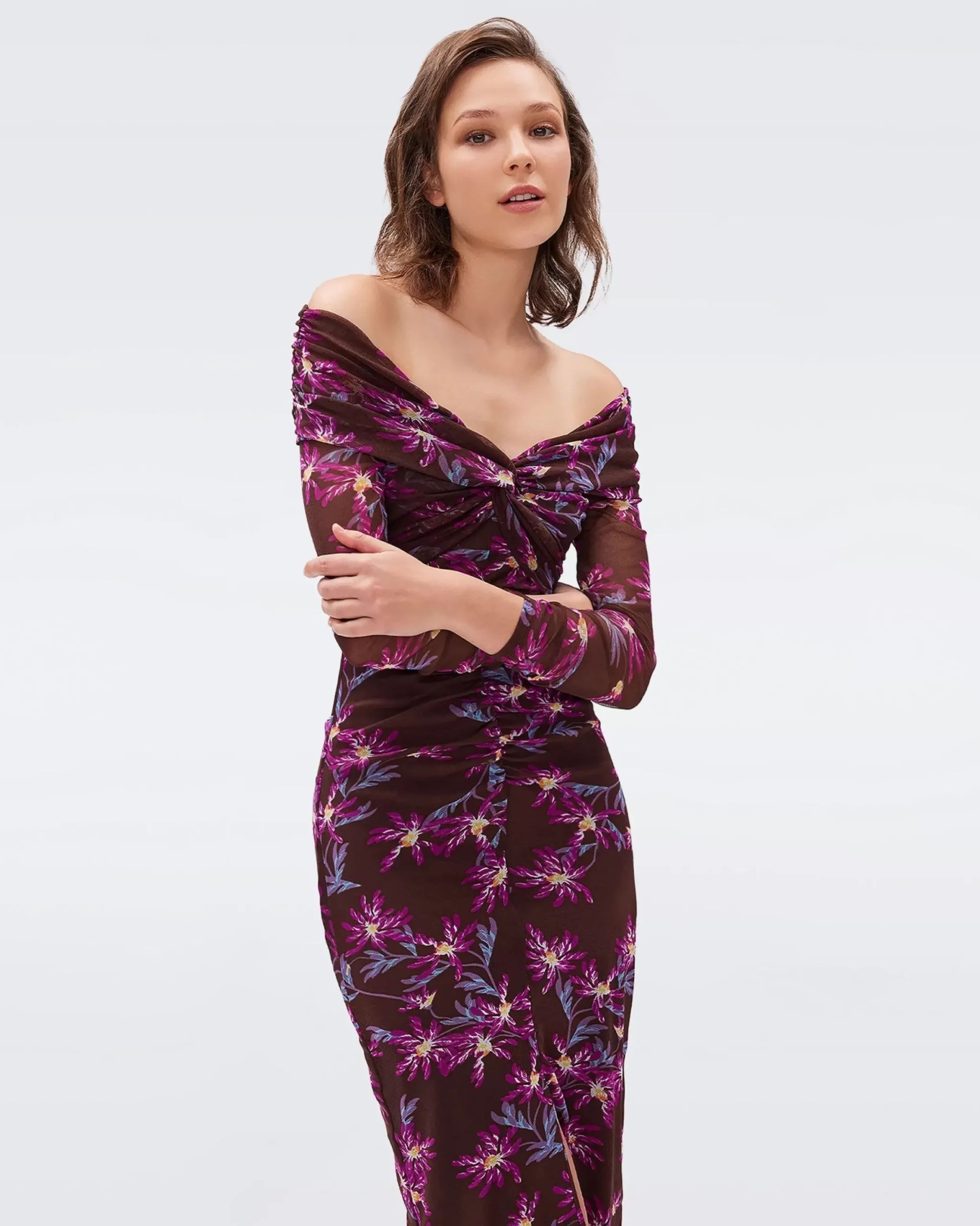 Clementine Mesh Dress-dvf New