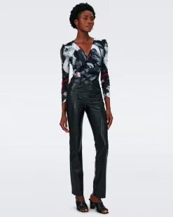 Costanza Mesh Bodysuit-dvf Best