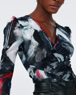 Costanza Mesh Bodysuit-dvf Best
