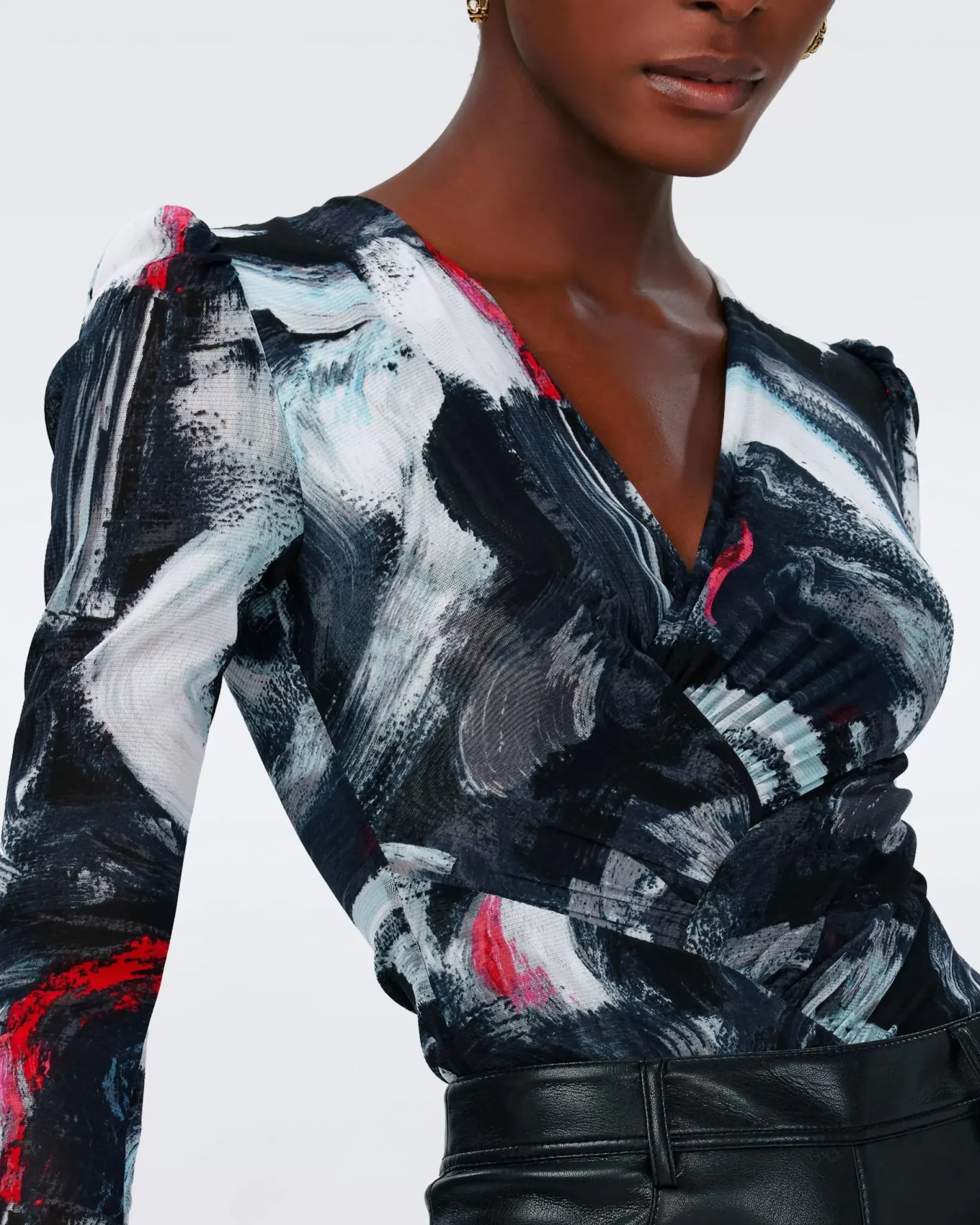 Costanza Mesh Bodysuit-dvf Best