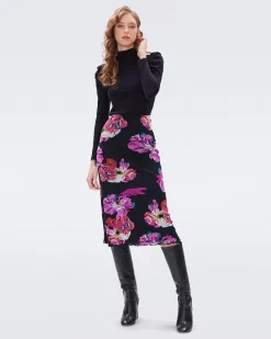 Darlene Reversible Mesh Skirt-dvf Shop