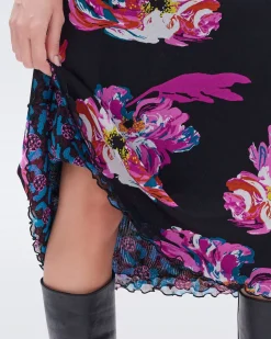 Darlene Reversible Mesh Skirt-dvf Shop