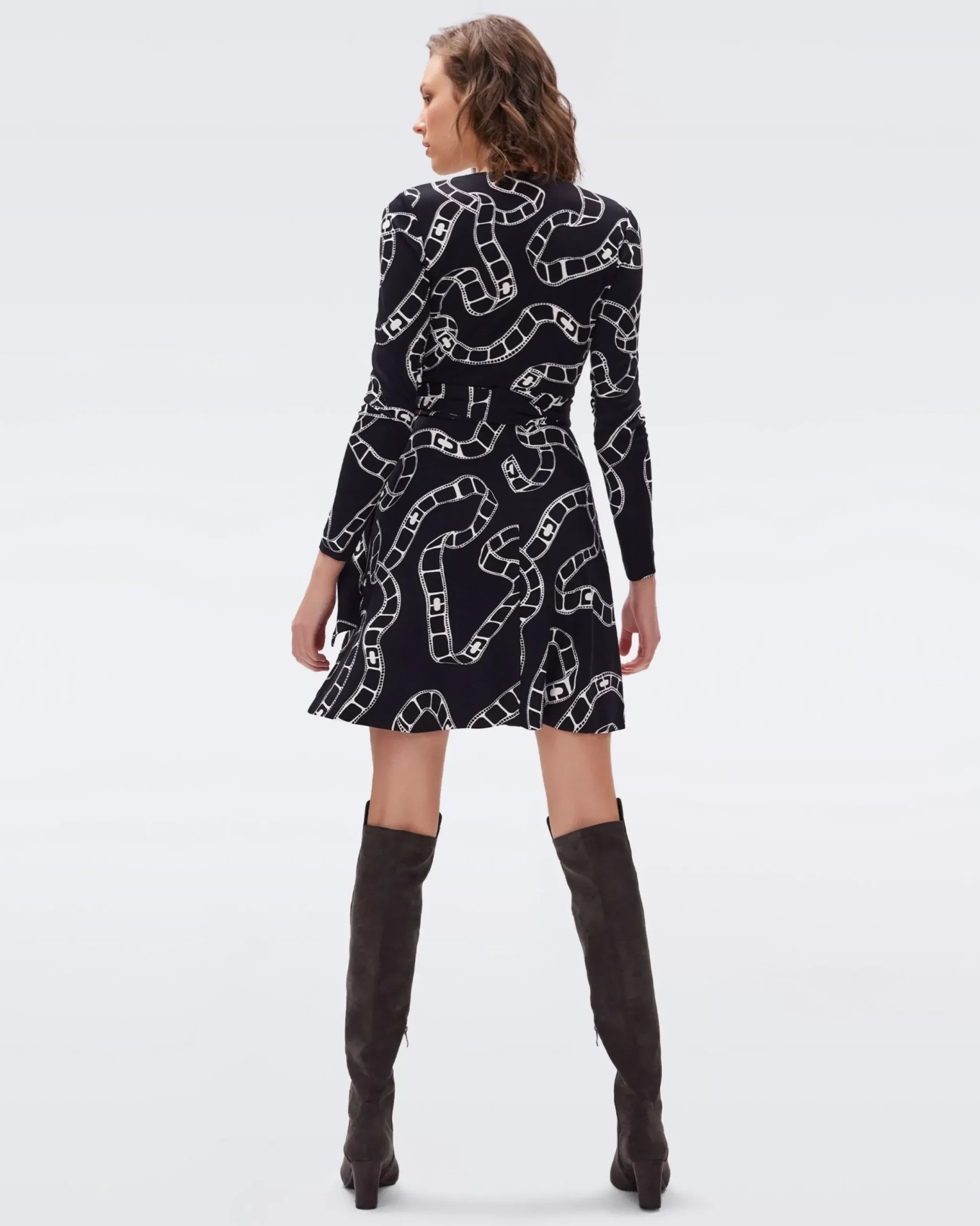Demetria Wrap Dress-dvf Store