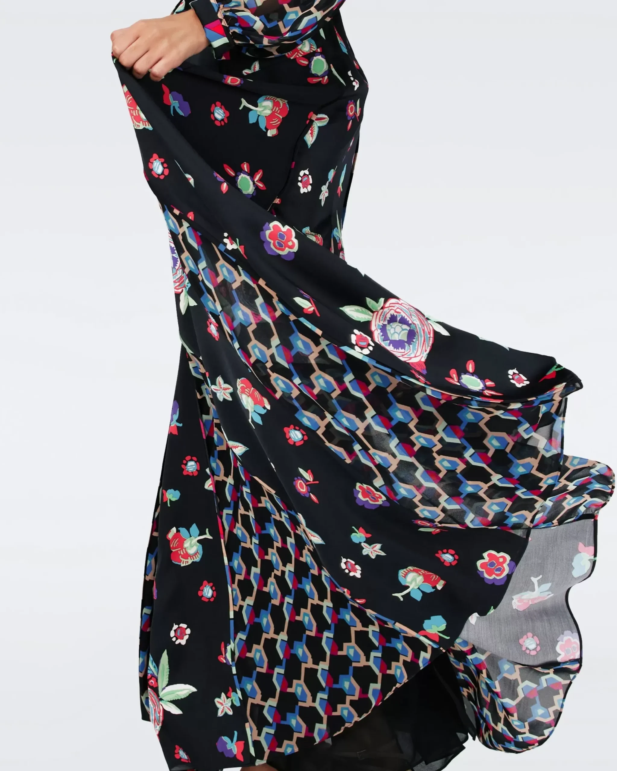 Elliot Long-Sleeve Dress-dvf Discount
