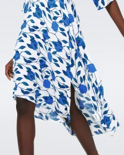Eloise Faux Wrap Midi Dress-dvf Cheap