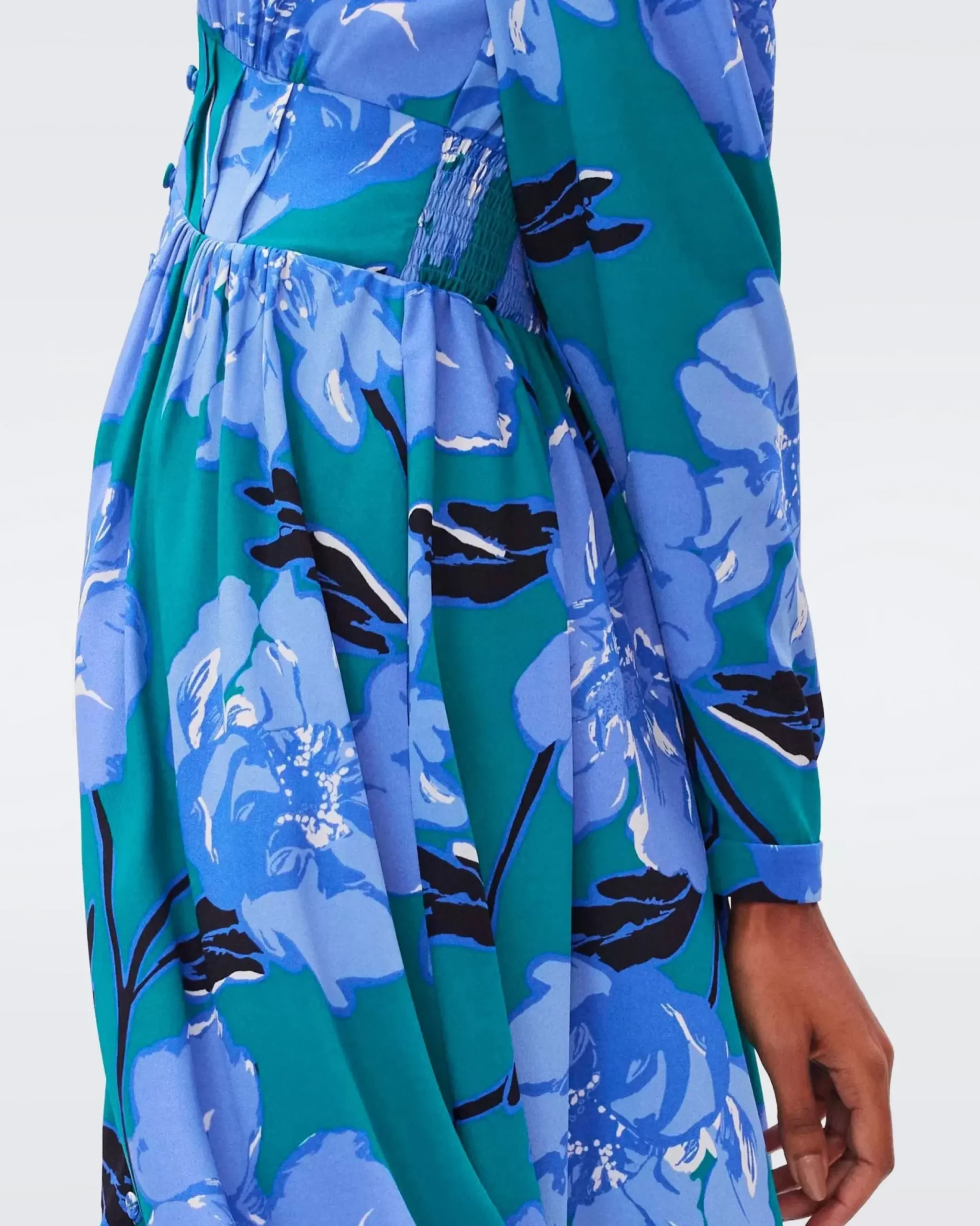 Erica Long Sleeve Midi Dress-dvf Online