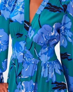 Erica Long Sleeve Midi Dress-dvf Online