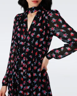 Erica Long Sleeve Midi Dress-dvf Best