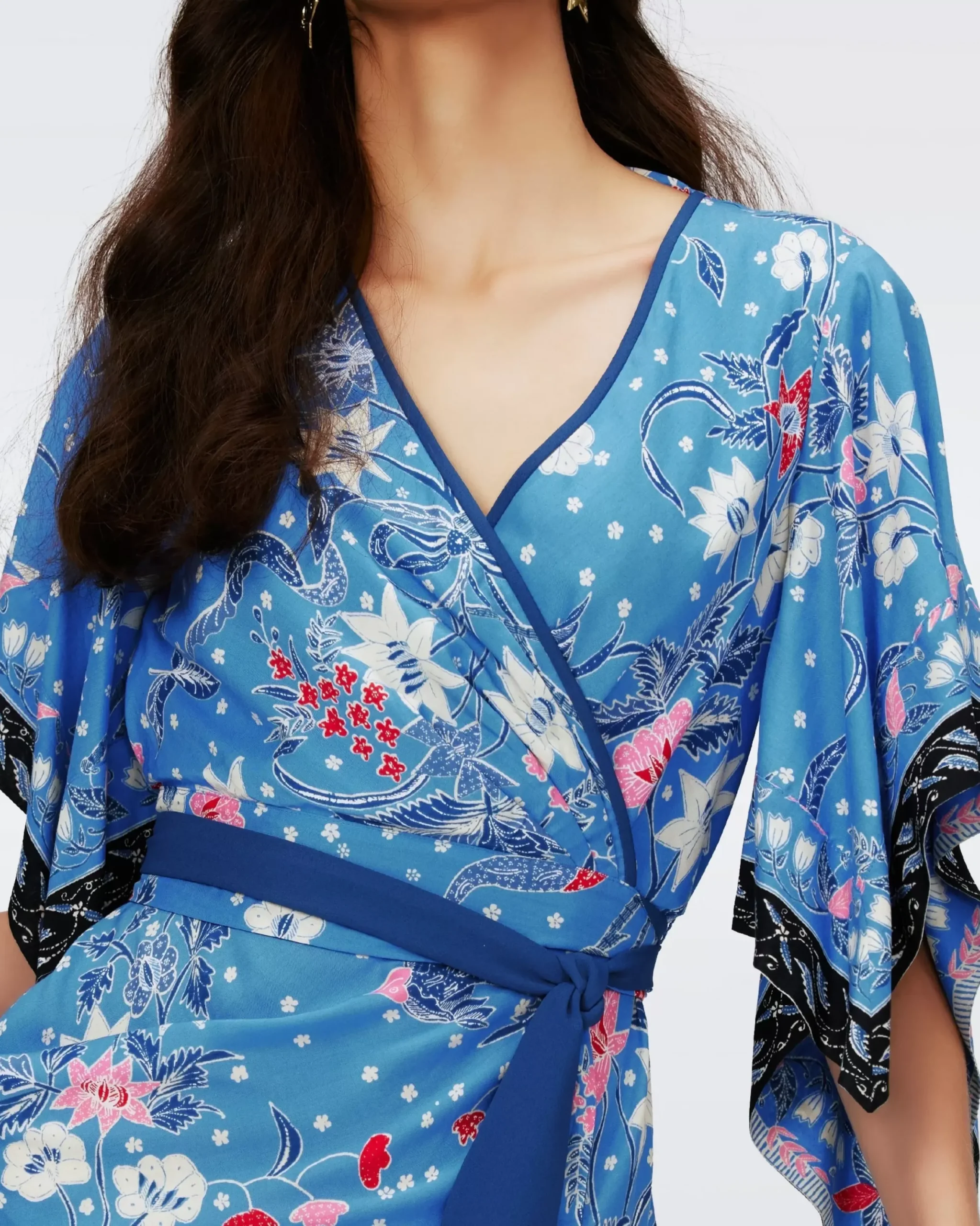 Gary Faux Wrap Dress-dvf Discount