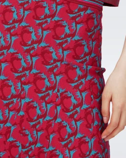 Gilles Knit Jacquard Skirt-dvf Best