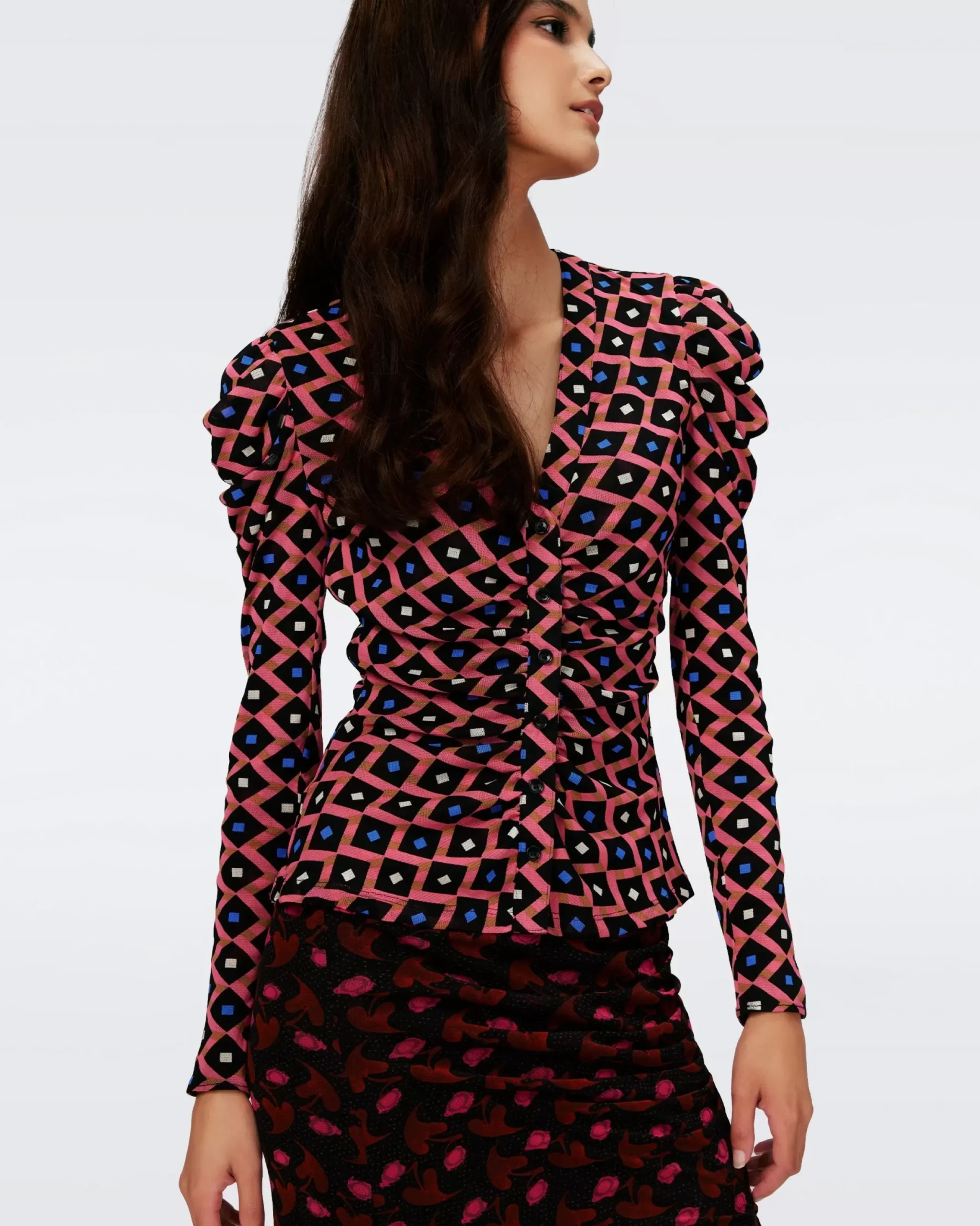 Gladys Reversible Mesh Top-dvf Cheap