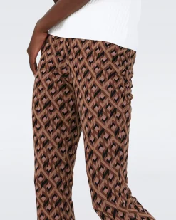 Greg Jacquard Pants-dvf Hot