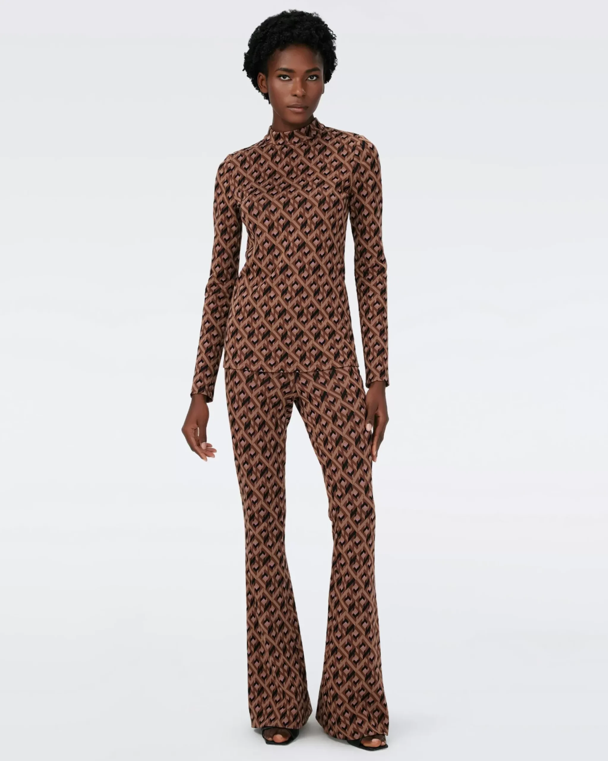 Greg Jacquard Pants-dvf Hot