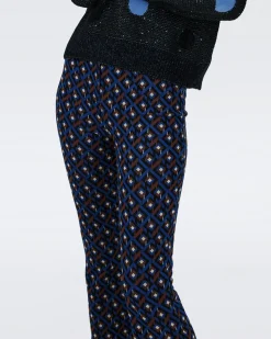 Greg Jacquard Pants-dvf Fashion