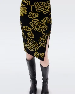 Gusta Knit Jacquard Skirt-dvf Discount