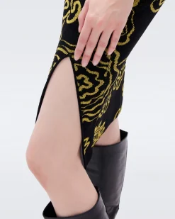 Gusta Knit Jacquard Skirt-dvf Discount