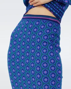 Gusta Knit Jacquard Skirt-dvf Store