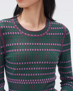 Harry Knit Jacquard Dress-dvf Cheap
