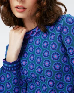 Iggy Knit Jacquard Top-dvf New